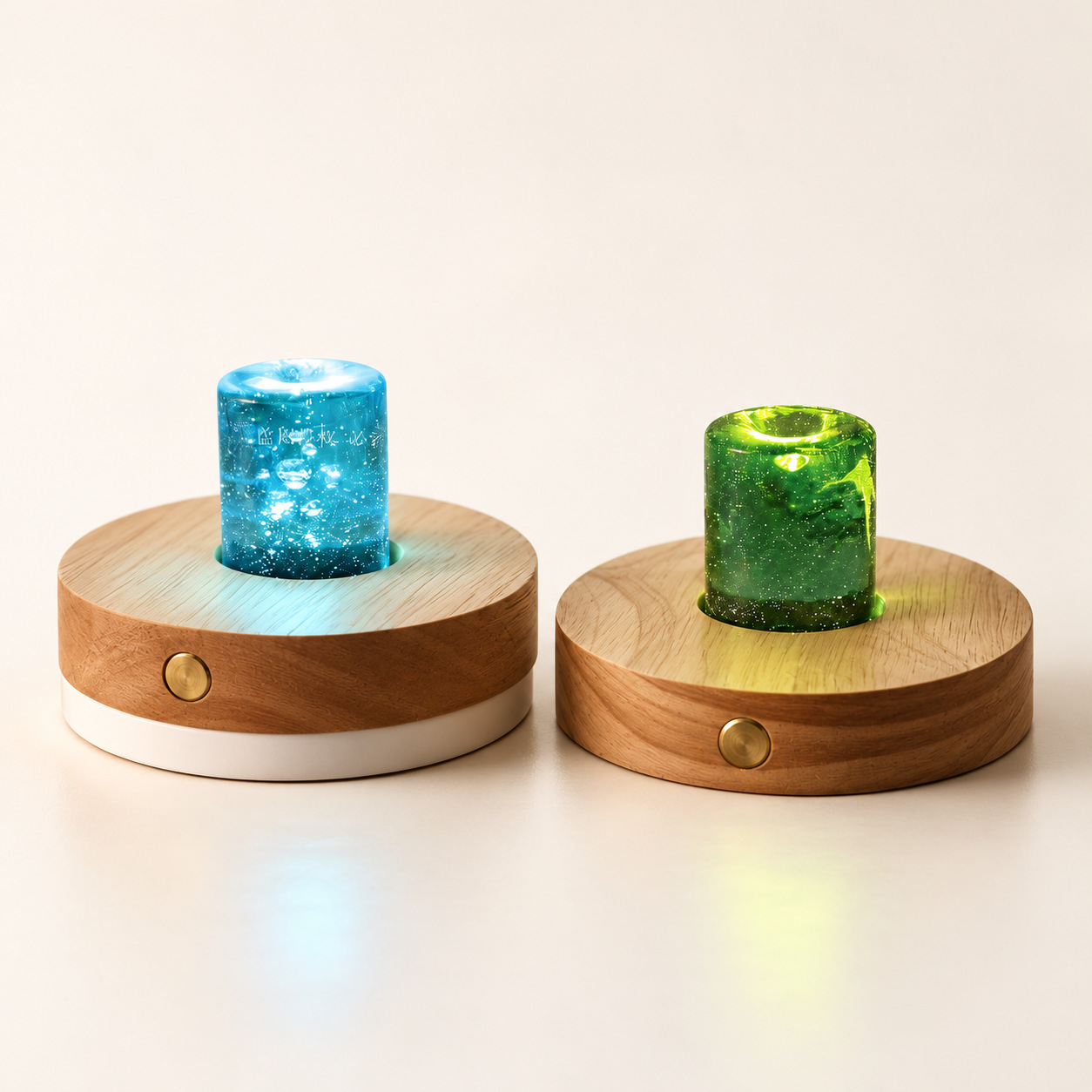 星辰小夜灯(蓝绿双色可选圆柱)